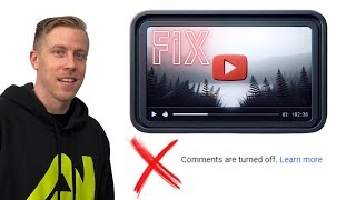 YouTube Video Comments Turned Off Problem FIX [upl. by Ahsemak]