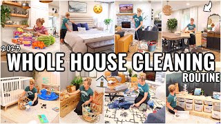 WHOLE HOUSE CLEAN WITH ME🏠 WEEKLY CLEANING ROUTINE  2023 CLEANING MOTIVATION [upl. by Lladnarc]