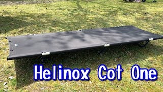 【道具紹介】Helinox cot one ヘリノックス コットワン [upl. by Eemla171]