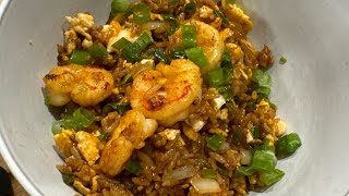 EASIEST Prawn Fried Rice [upl. by Aniaj621]