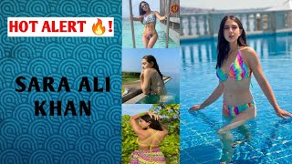 Sara Ali Khan Hot Outfits  Actress Maldives Bikini Photos saraalikhan bollywoodactress [upl. by Oniluap]