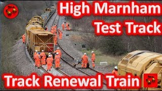 High Marnham Test Track Track Renewal Train [upl. by Koy]