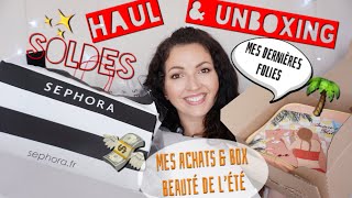 HAUL SOLDES ✌️UNBOXING Sephora ColorsAndMakeup Nabla My Little Box Birchbox Biotyfull Box [upl. by Veda]