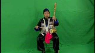 Hmong Two String Violin Song First Song [upl. by Kentigerma250]