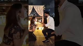 Best memory of 2022 ❤️ couple marriage proposal rohitandkanu youtubecreator [upl. by Lilyan]