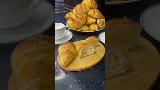 Kifle 🥐 croissant croissantrecipe kifle kuzhinaearbreshes food nutella recipe chocolate [upl. by Nosretep983]