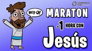 MARATON 1 Hora con Jesus  Historias de la Biblia Animadas  Saddleback Kids en Español [upl. by Joceline346]