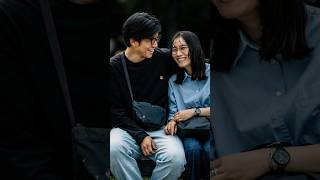 Japan street portraits with these beautiful couple 🙌osaka japan fyp sonyalpha presets [upl. by Octavian322]