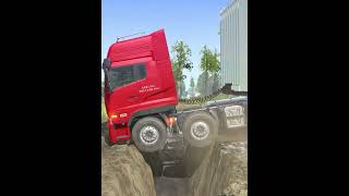 Watch till end Trucks vs bumps beamshorts truckdriving gaming viralvideo [upl. by Karlow848]