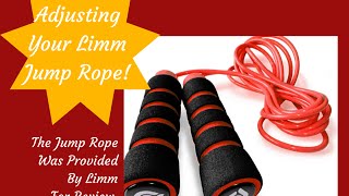 Adjusting Your Jump Rope Length LimmJumpRope [upl. by Kurman]