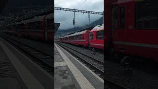 Ready for Bernina Express 06092024 travel alps alplife nature train railway unesco [upl. by Hagood296]