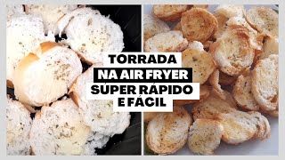 TORRADA NA AIR FRYER  SÚPER RÁPIDO E FÁCIL [upl. by Pettiford]