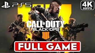 CALL OF DUTY BLACK OPS 4 Gameplay Walkthrough Specialist Campaign FULL GAME 4K 60FPS PS5 [upl. by Esilanna]