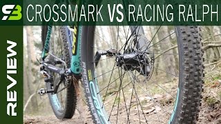 Schwalbe Racing Ralph vs Maxxis Crossmark MTB Tires Review [upl. by Akeihsal]