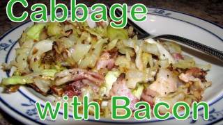 Atkins Diet Recipes Low Carb Cabbage and Bacon IF [upl. by Shaff]