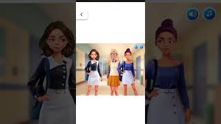 From Nerd to School Popular girlsgogames gameplay  part 1 shorts fyp glowup makeover [upl. by Ardnoek]