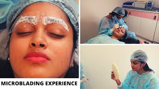 I GOT MY EYEBROWS MICROBLADED MY EXPERIENCE [upl. by Netsrek]