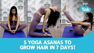 Yes Yoga For Hair Growth Is A Thing And Here Are Top 5 Yoga Asanas  HAIR FALL  YOGA WITH MANSI [upl. by Kcirderf]