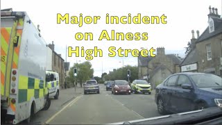 Major incident on Alness High Street [upl. by Orella]