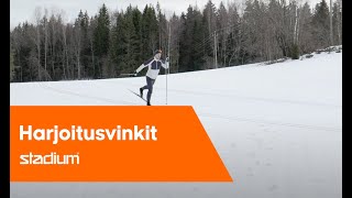 Perinteinen hiihto Harjoitusvinkit ı Stadiumin hiihtokoulu [upl. by Sumahs]