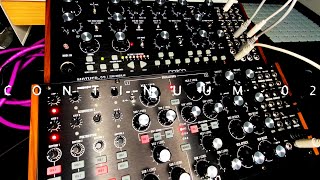 quotContinuum  chapter 02quot Moog Mother32 amp Moog Subharmonicon space ambient music moog [upl. by Pulchia]