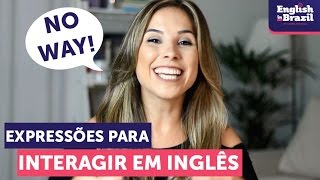 Expressões MUITO ÚTEIS para conversar em inglês [upl. by Ajad]