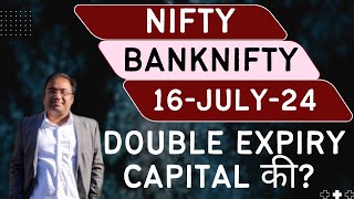 Nifty Prediction and Bank Nifty Analysis for Tuesday  16 July 24  Bank NIFTY Tomorrow [upl. by Haizek]