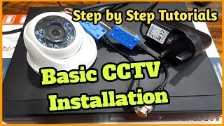 basic cctv installation  TAGALOG tutorial [upl. by Ailis259]