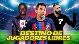 BUSCAMOS DESTINO para estos JUGADORES que ACABAN CONTRATO en 2023 [upl. by Esimaj]