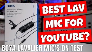 Boya BY M1 Pro II MK2 vs M1S vs M1 Pro Which Lavalier Mic Is Best For YouTube [upl. by Sibell]