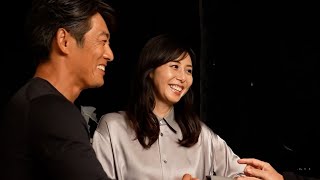 反町隆史＆松嶋菜々子夫妻、終始仲睦まじげなCM撮影 テーブル越しに見つめ合い＆笑い合う姿も SHISEIDO MEN新CM「男の美しさは、肌に出る」篇ampWEBムービー「教わる夫」篇 [upl. by Binetta]