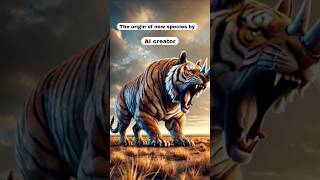 The origin of new species by AI creator animal fusion hybrids shorts youtubeshorts [upl. by Thema]