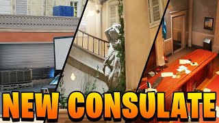 FIRST LOOK Full Tour Of NEW Consulate Rework  Rainbow Six Siege 2023 [upl. by Yekcaj]