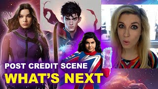 The Marvels Post Credit Scene BREAKDOWN  Spoilers Explained  MCU Young Avengers [upl. by Krock]