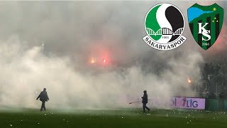 SakaryasporKocaelispor 23122023  2Division  Fevernova Groundhopping  Turkey [upl. by Bertila]