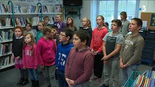 La Rouaudière  école menacée de fermeture en Mayenne [upl. by Magill]