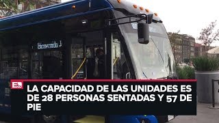 Presentan los nuevos trolebuses para la CDMX [upl. by Sutton28]