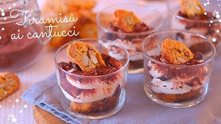 TIRAMISÙ AI CANTUCCI SENZA UOVA CRUDE di Lorenzo in cucina [upl. by Keffer]