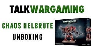 Games Workshop Chaos Helbrute Unboxing [upl. by Gnivri]