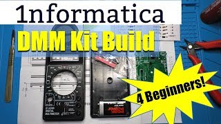 Digital Multimeter Kit Build DT830B DMM  Electronic Beginners Project [upl. by Nilo730]