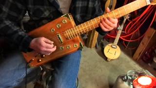 Star Spangled Banner on Cigar Box Guitar [upl. by Eilarol315]