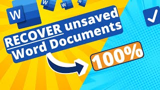 How to RECOVER unsaved Word Documents in 2024 [upl. by Enelrihs]