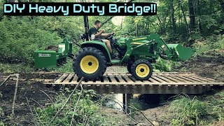 200 DIY Heavy Duty Bridge [upl. by Hellman]