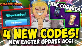 4 New Codes amp FREE COSMICS Beating New Easter Event  ACS F2P Noob To Pro Day 89 [upl. by Aronal413]