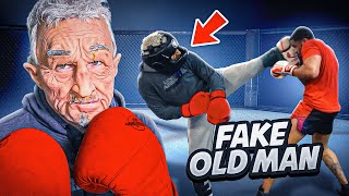 Old Man Prank on Local Kickboxers [upl. by Stent865]