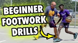 4 Basketball Footwork Drills For Beginners [upl. by Odnama]