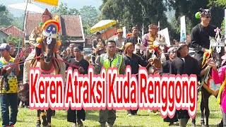 KEREN RATUSAN KUDA RENGGONG ATRAKSI PESONA WISATA  Spectacular Attraction Horse Renggong [upl. by Aineval]