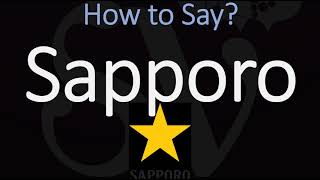 How to Pronounce Sapporo CORRECTLY Japanese Beer Pronunciation [upl. by Mcgrody]