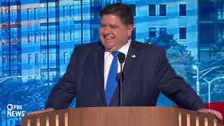 WATCH Gov JB Pritzker speaks at 2024 Democratic National Convention  2024 DNC Night 2 [upl. by Gilder]