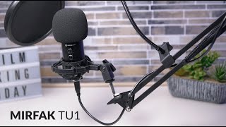 Mirfak Audio  TU1  USB Desktop Microphone Review [upl. by Diamante]